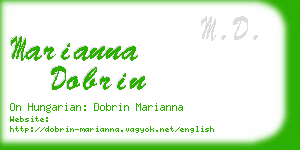 marianna dobrin business card